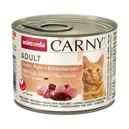 NIMONDA Carny Adult Cat kurczak, indyk, kacze serca 200g